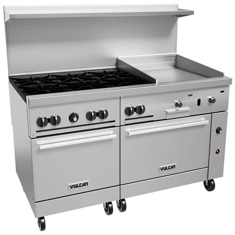 gas stove 6 burner griddle